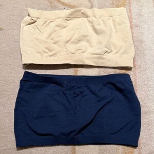 Navy and Cream Bandeaus 2 for 1 Small